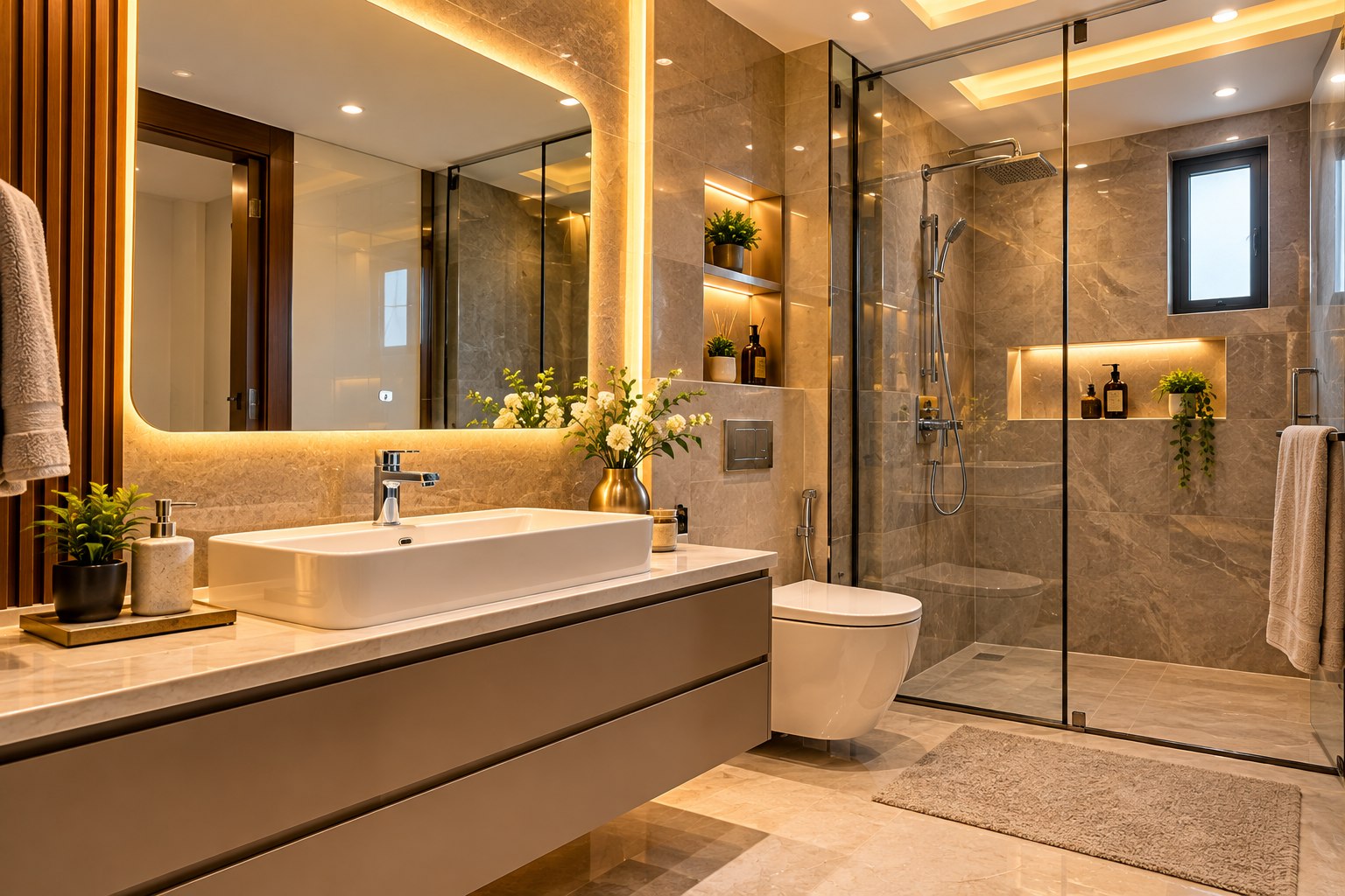 Bathroom vanity and CP fitting inspiration